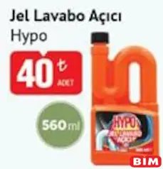 HYPO LAVABO AÇICI JEL 560 ML fiyat ve kampanya bilgisi
